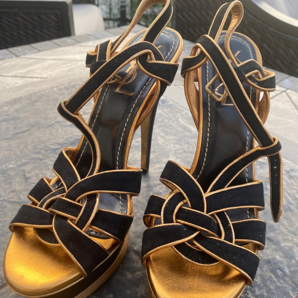 Saint Laurent Tribute Sandals Gem